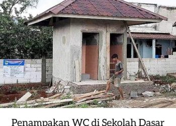 Begini Penampakan WC SD Seharga 196,8 Juta
