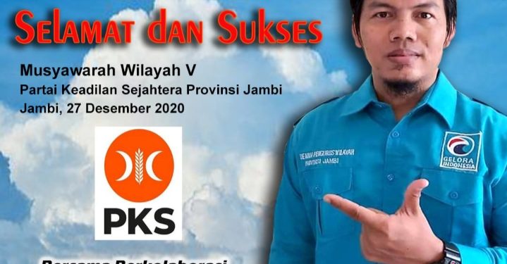 Mahyudi : Selamat Muswil Ke V PKS Jambi, Selamat Datang Nahkoda Baru PKS Jambi
