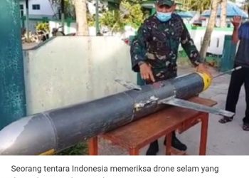Tiga Drone Rancangan China Di Tangkap Di Perairan Indonesia
