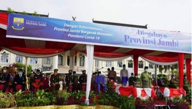 Gubernur Pimpin Upacara HUT Provinsi Jambi ke 64