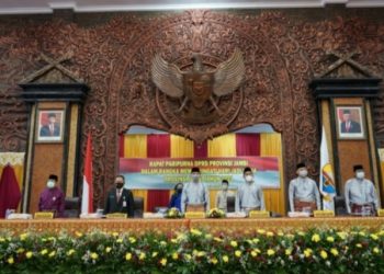 HUT Provinsi Jambi, Gubernur Sampaikan Capaian Kinerja Pemerintah Di Tengah Pandemi Covid-19