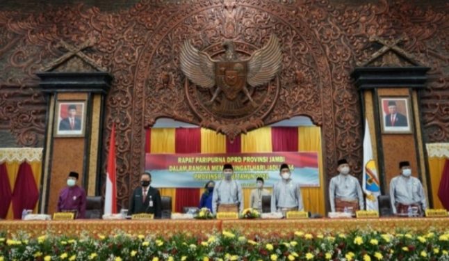 HUT Provinsi Jambi, Gubernur Sampaikan Capaian Kinerja Pemerintah Di Tengah Pandemi Covid-19