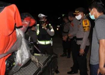 Cegah Penyelundupan Barang Ilegal Polres Muaro Jambi Gelar Razia