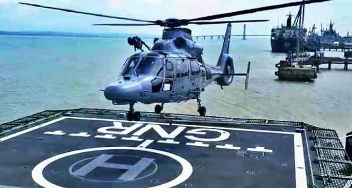 TNI AL Operasikan Helikopter AS565 MBe Panther Full AKS Ke Ambalat