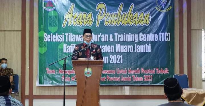 Sekda Hadiri Pembukaan Seleksi Tilawah Al-Qur’an dan TC Kafilah Muaro Jambi