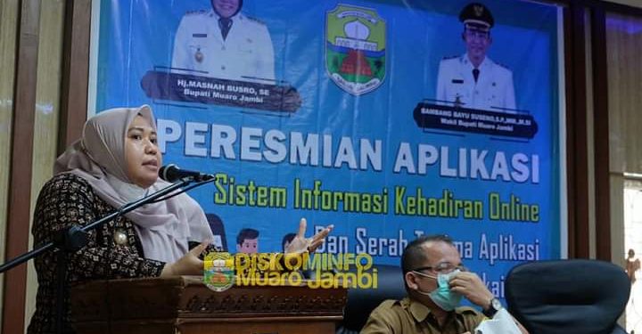 Bupati Resmikan Aplikasi Sistem Informasi Kehadiran Online