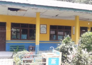 Memprihatikan, Bangunan Dek SD Negeri 211 Tanjabtim Jebol