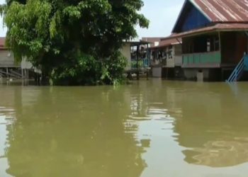 Lebih dari 800 Rumah di Legok Tergenang Banjir