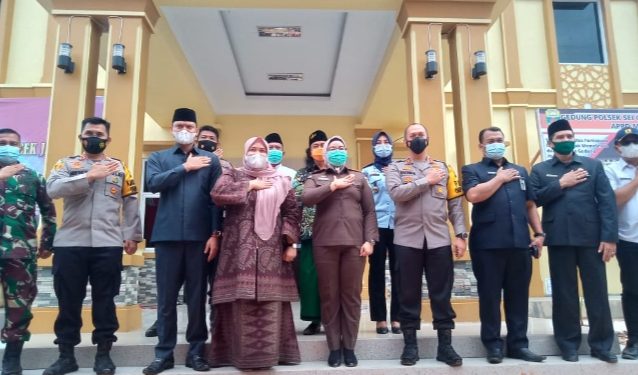 Ketua DPRD Muaro Jambi Hadiri Peresmian Gedung Kantor Polsubsektor Sungai Gelam