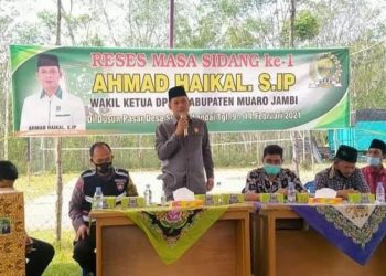 Waka DPRD Muarojambi Ahmad Haikal Reses di Sungailandai