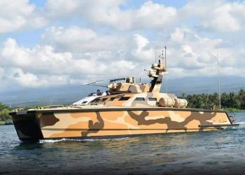 Prototipe Tank Boat Antasena Jalani Uji Air Pertama di Banyuwangi