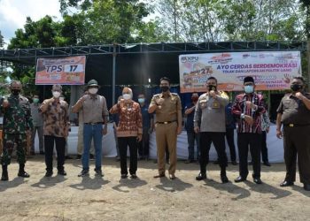 Pj Gubernur Lakukan Peninjauan PSU Pilkada 2020 Provinsi Jambi