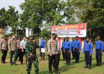 Polres Muaro Jambi Gelar Apel Pasukan Operasi Ketupat 2021