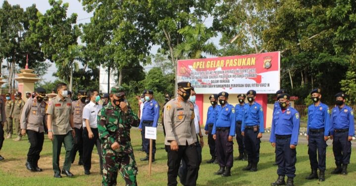 Polres Muaro Jambi Gelar Apel Pasukan Operasi Ketupat 2021