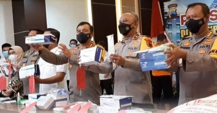 Polda Jateng Bongkar Penjualan Alat Rapid Test Antigen Ilegal Beromset Milyaran
