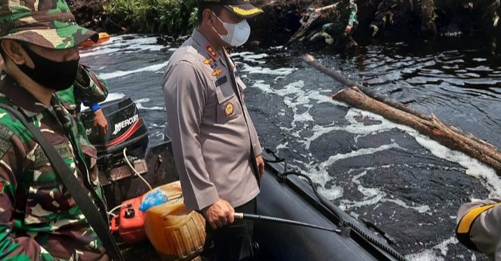 Kapolres Muaro Jambi : Pastikan Sekat Kanal Berfungsi, Guna Antisipasi Karhutla