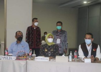 Pj.Gubernur Hadiri Rapat Pleno Terbuka Rekapitulasi dan Penetapan Hasil PSU Pilgub Jambi