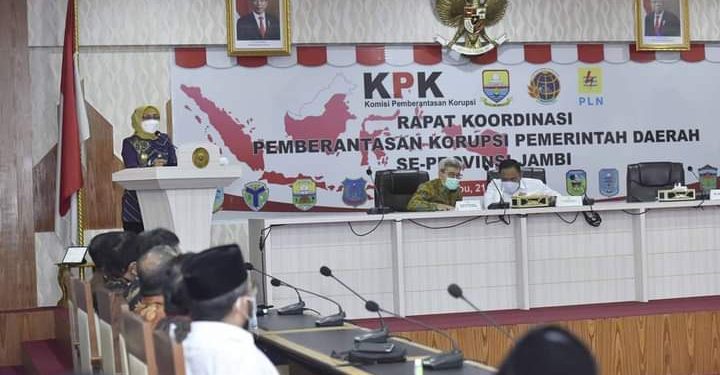 Pj Gubernur Jambi Minta Tingkatkan Kinerja Rencana Aksi Pencegahan Korupsi