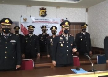 Kapolres Muarojambi Hadiri Peringatan Hari Lahir Pancasila Secara Virtual