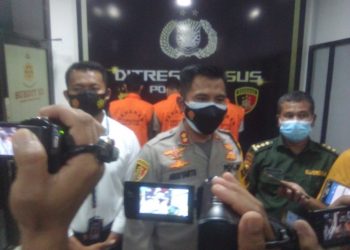 Ditreskrimsus Polda Jambi Dan Polres Muaro Jambi Kembali Ringkus 3 Pelaku Illegal Loging