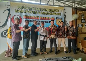 Ronald Pasaribu Resmi dilantik menjadi Ketua Indonesia karate-do (INKADO) Pengcab Kabupaten Sarolangun