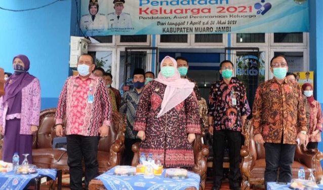 Bupati Muaro Jambi Menghadiri Launching Pendataan Badan kependudukan dan Keluarga Berencana (BKKBN)