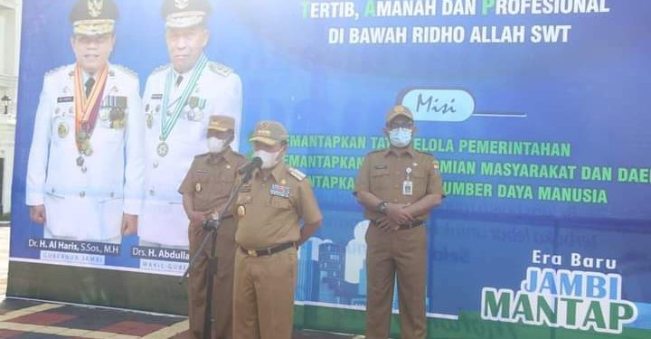 Gubernur Jambi H.Alharis Tegaskan ASN Butuh Energi Besar dan Soliditas Hadapi Wabah Covid-19 dan Pemulihan Ekonomi
