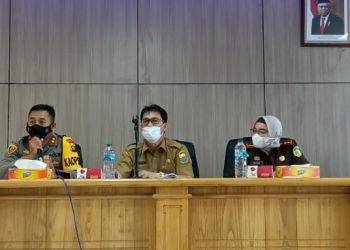 Sekda Muarojambi Hadiri Rapat Satgas Penanganan Covid-19
