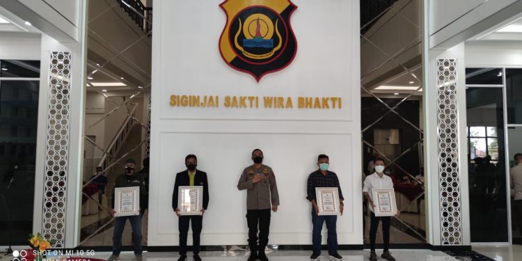 Polda Jambi Berikan Penghargaan Kepada Insan Pers di Jambi