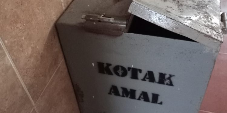 Terjadi lagi, Tiga Kotak Amal Masjid Mujahidin Kasang Pudak di Bobol Maling