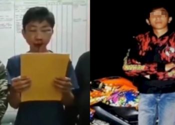 Tantang TNI, Anggota Ormas ini Mukanya Jadi Bonyok