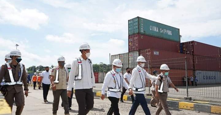 Al Haris : Lepas Ekspor Komoditas Pertanian Jambi ke 8 Negara Serentak di 17 Pelabuhan se-Indonesia
