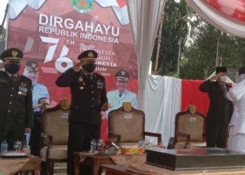 Bupati Muaro Jambi Pimpin Upacara Peringatan Detik Detik Proklamasi Kemerdekaan Ke-76 RI