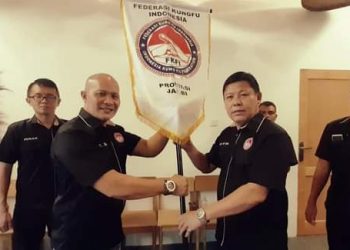 Taroni Zebua Resmi Dilantik Sebagai Ketua Kungfu Provinsi Jambi