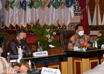 Gubernur Al Haris mendapat Apresiasi dari Mendagri atas Penanganan Covid-19 di Jambi.