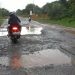 Jalan di Sungai Gelam Seperti Kolam Ikan