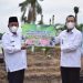 Wabup BBS Dampingi Wagub Abdullah Sani Hadiri Kegiatan Program Peremajaan Sawit Rakyat di Sungai Bahar