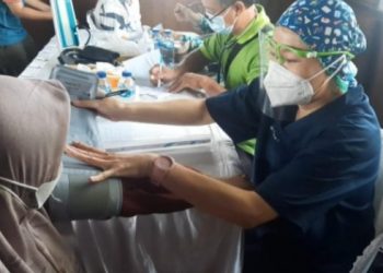 Bank Jambi Gelar Vaksin Gratis buat Warga Seberang Kota, El Halcon : Bentuk Kepedulian Cegah Covid-19