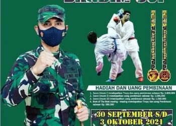 Kodim 0416 Bute Gelar Kejuaraan Karate