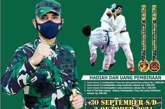 Kodim 0416 Bute Gelar Kejuaraan Karate