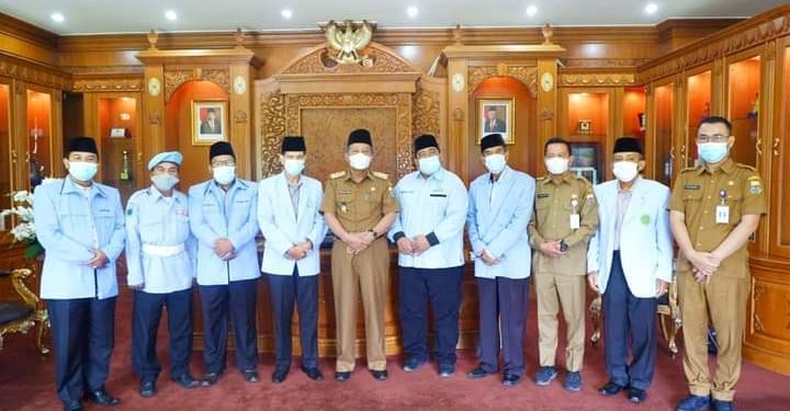Wagub Terima Audiensi Ketua Umum Dewan Pusat Badan Komunikasi Pemuda Remaja Mesjid