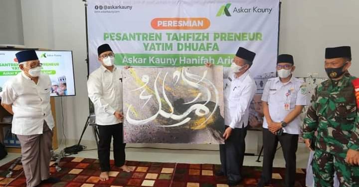 Wagub AbdullahSani Resmikan Pesantren Qur’an dan Tahfizh Preneur Yayasan Askar Kauny