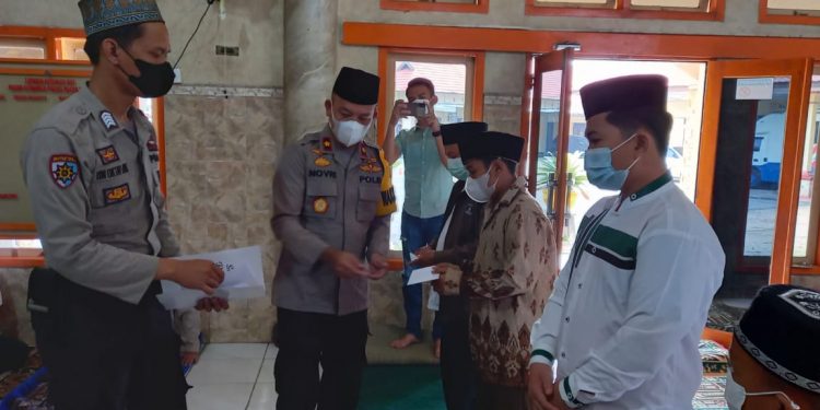 HUT Polda Jambi ke-25, Polres Muarojambi Gelar Santunan Anak Yatim Piatu