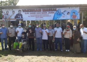 Tingkatkan Herd Imunity, Bank Jambi Gelar Vaksinasi Massal Untuk Warga Kota Jambi