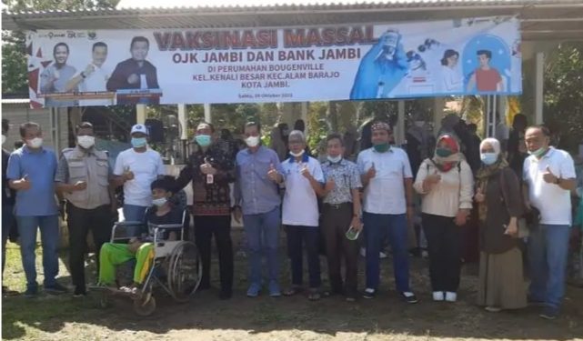 Tingkatkan Herd Imunity, Bank Jambi Gelar Vaksinasi Massal Untuk Warga Kota Jambi