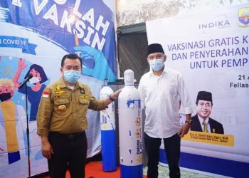 Gubernur Al Haris Tinjau Vaksinasi dan Penyaluran Tabung Oksigen: Gunakan Sebaik Mungkin Layani Masyarakat