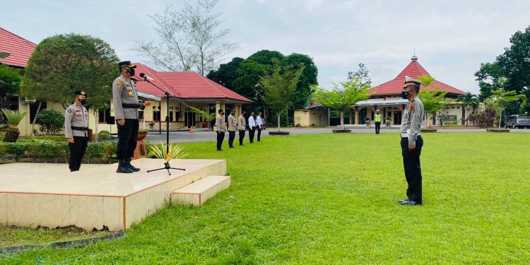 Kapolres Muaro Jambi Pimpin Apel Gelar Pasukan Operasi Zebra 2021