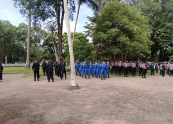 Polres Muarojambi Gelar Apel Kesiapan Pengamanan Perkemahan Wirakarya Nasional (PWN)