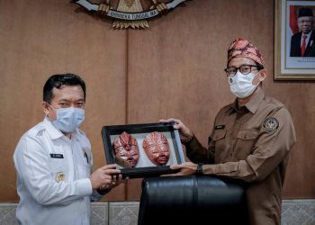 Gubernur Al Haris Lakukan Audensi Ke  BRGM RI DAN Kemenparekraf RI