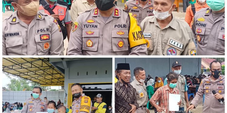 Greget, Kapolres Muarojambi Berikan Hadiah Sepeda Peserta Vaksin di Jaluko